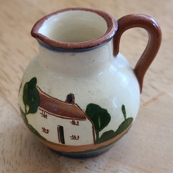 Vintage Miniature Creamer Motto Ware Watcombe Pottery, Torquay "Smile It Pays" - Picture 4 of 11